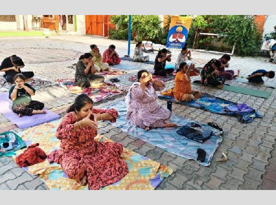 “CM Di Yogshala” transforms Ferozepur into a hub of wellness as 20k people practise yoga daily
