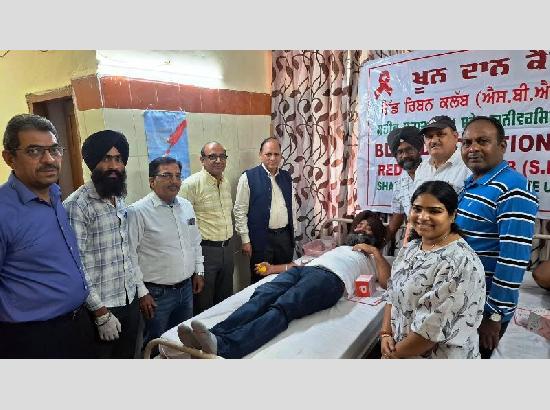 Red Ribbon Clubs organise Blood Donation Camp at SBS State University