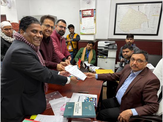 Dr. Munish Raizada files nomination from New Delhi Assembly Seat