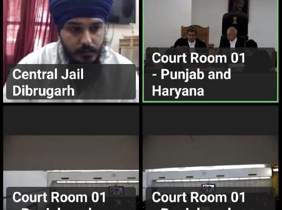 MP Amritpal Singh appears before High Court via video conferencing, presents his case