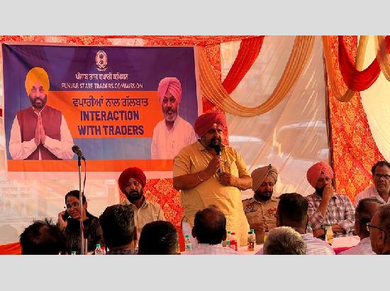 MLA Bhullar holds dialogue with traders, assures support for business growth