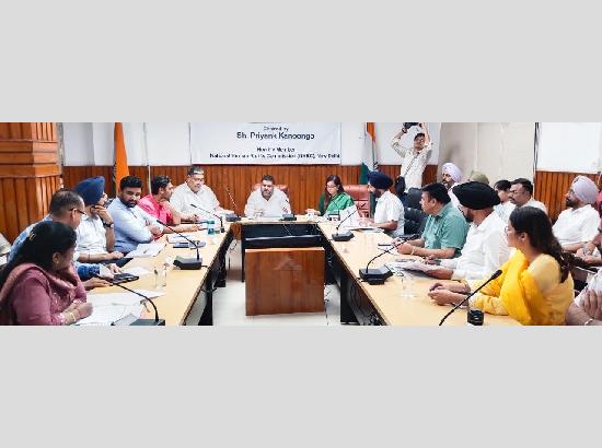NHRC Member Priyank Kanoongo reviews welfare schemes; directs officials to ensure benefits reach eligible beneficiaries