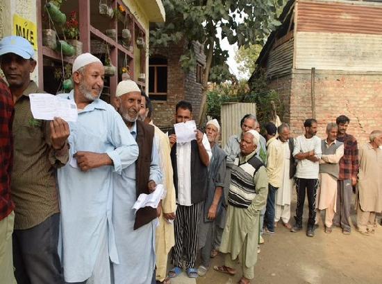 24.10 % voting till 11 am in second phase of J-K assembly polls