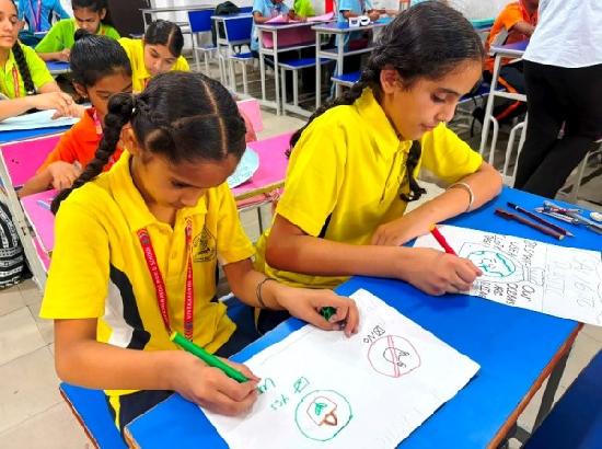 Students enjoy constructive learning during 'No-Bag Day' at VWS