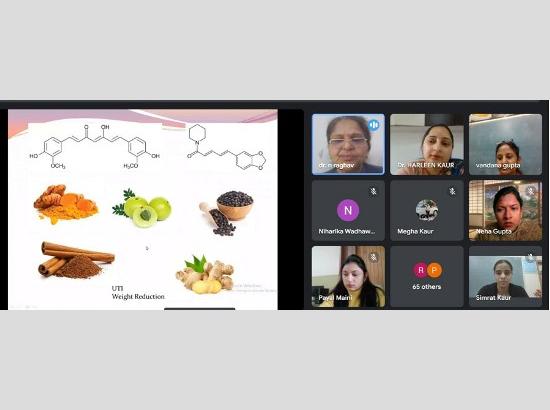 DSCW holds Webinar on Nutraceuticals and Functional Food