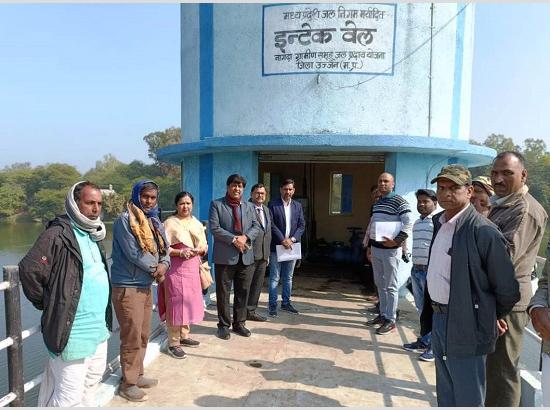 Minister Jimpa visits Nagda water supply scheme of Madhya Pradesh