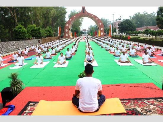 BSF holds 11th International Yoga Day 2025 celebrations at JCP Hussainiwala